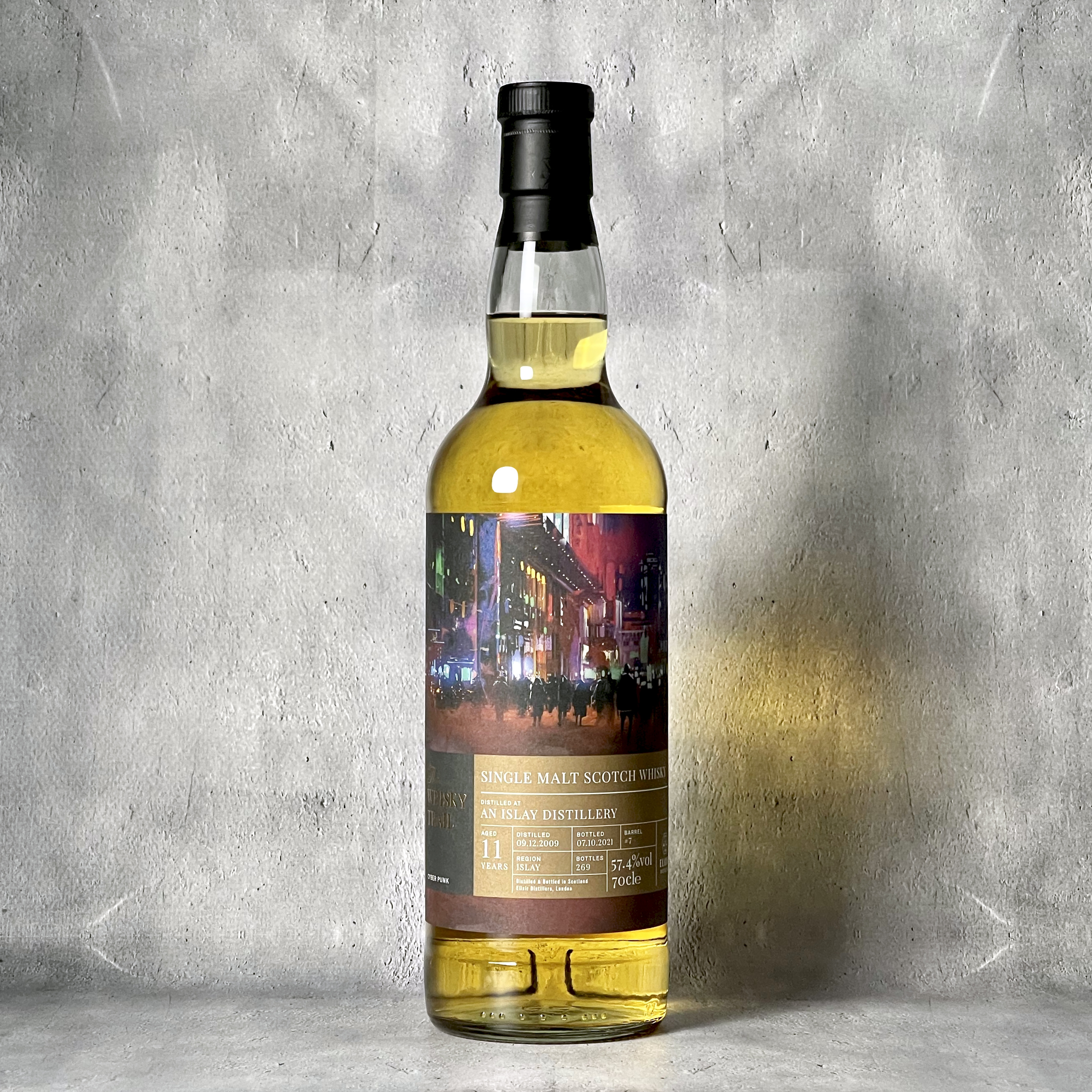 WHISKY LOVERS ONLINESHOP / アイラモルト 2009 11年 バーボンバレル# 7 ウイスキートレイル“ CYBER